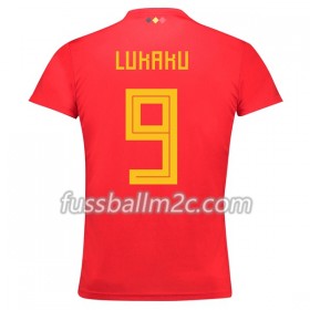 Fußballtrikots Belgien Lukaku 9 Heim Trikotsatz WM 2018